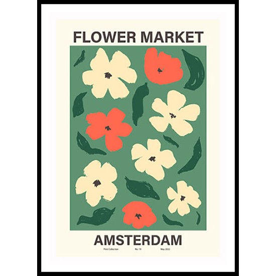 Abstract Flower Market Floral Wall Art Poster 22